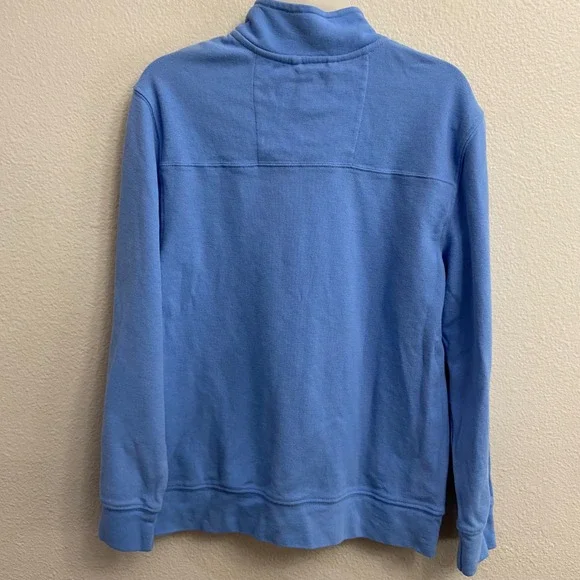 Tommy Bahama Boys Size XL 14 Blue Cotton 1/4 Zip Pullover Sweatshirt NWOT - Picture 2 of 7